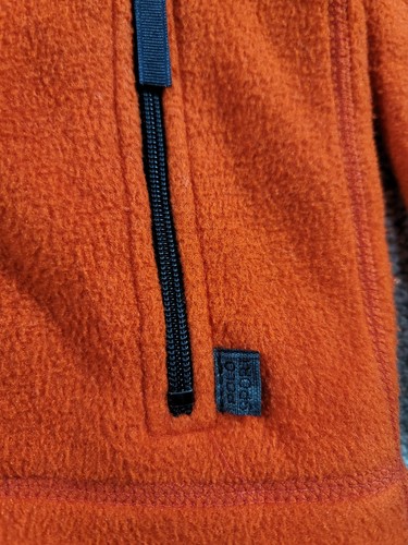 Polo Sport Ralph Lauren vintage anni 90 uomo 2XL full zip arancione giacca pile - Foto 5 di 9