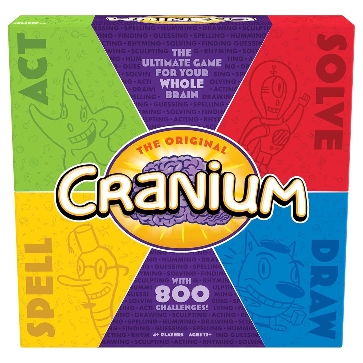 Goliath Cranium Original Board Game Spell Solve Act Draw Family Game 4+ Players - Image 3