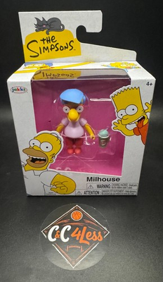 #ad Jakks Pacific The Simpsons🥤 MILHOUSE🥤2.5” Action Figure Free Shipping 📫 $19.03