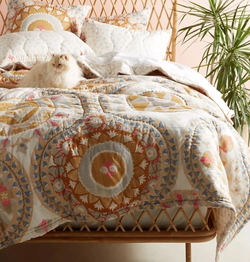 アンソロポロジーのベットカバー〈TWIN QUILT〉 Anthropologie Twin Quilts for sale | eBay