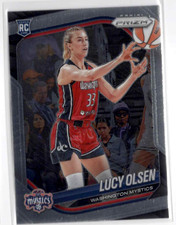 2025 Panini WNBA Prizm #104 LUCY OLSEN Rookie RC Washington Mystics Base