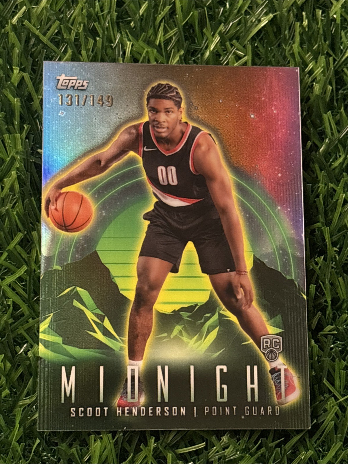 2023 Topps Midnight #75 Scoot Henderson Morning /149 Portland Trail Blazers RC