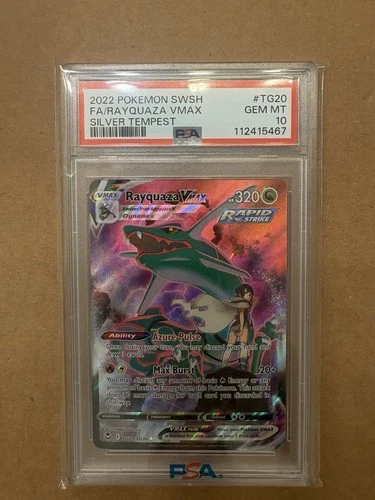 Rayquaza VMAX TG20/TG30: Sword & Shield - Silver Tempest Trainer Gallery PSA 10