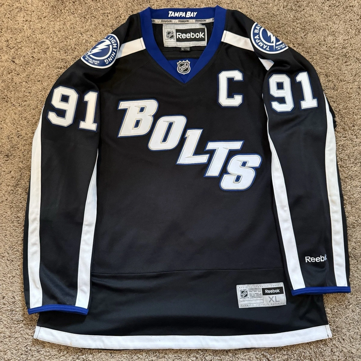 Reebok Tampa Bay Lightning Jersey NHL Fan Apparel & Souvenirs for 