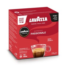 Lavazza A Modo Mio Passionale Coffee Pods Espresso, 100 Arabica, 36 capsules 0.19 per lighter
