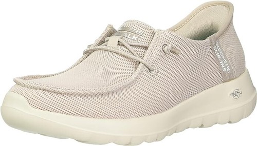 Skechers Damen Hands Free Slipper Go Walk Joy Schuh Sneaker 12 Taupe