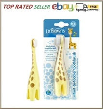 Dr. Brown's Infant-to-Toddler Training Toothbrush Soft for Baby's First Teeth...