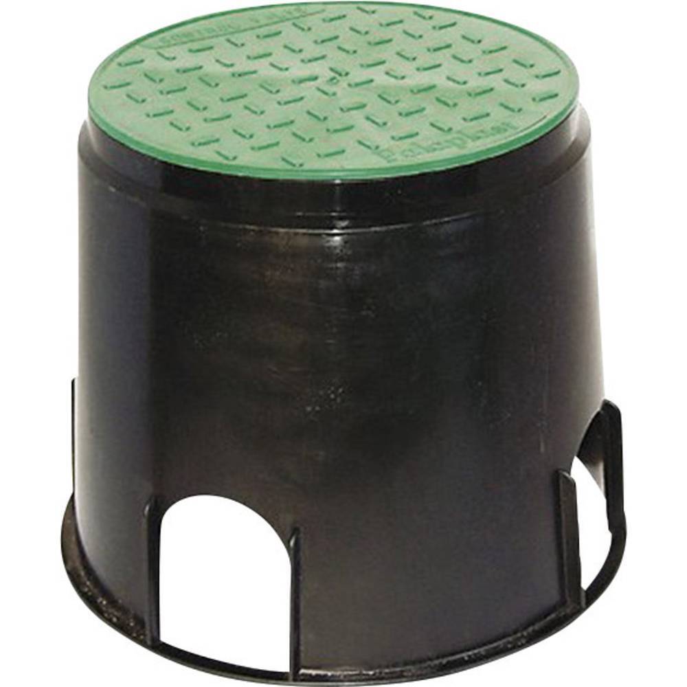 Heitronic 21036 Bodeneinbaudose Schwarz, Grün