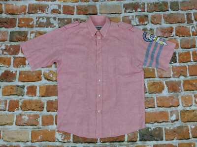 Iceberg Vintage Shirt Captain Donald Duck Walt Disney Salmon Pink Size M Tip Top