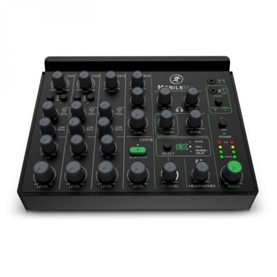 Mackie MobileMix 8 Kanal USB Powered Mixer Mikrofone Musiker Bluetooth Band