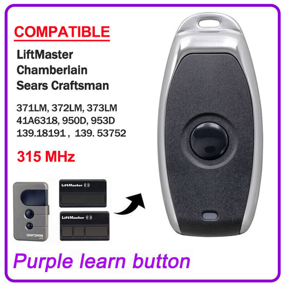 Remote For Sears Craftsman 139.53753 One button Garage Door Opener ...