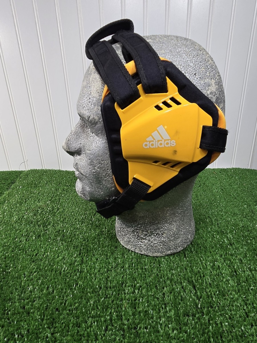 Adidas Wrestling Headgear Earguards Yellow Black Adult Size Adjustable