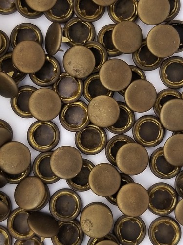 SIZE 14- 3/8" CAPPED SNAP, MATTE FINISH, 100 SETS, FREE SHIPPING USA - Picture 42 of 45