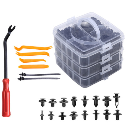 Car Push Retainer Auto Fasteners Push Trim Plastic Clip Pin Rivet Bumper Kit