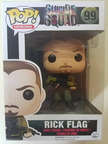 Funko Pop Suicide Squad Rick Flag #99 Brand New Near Mint Box