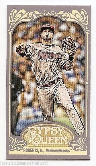 2012 TOPPS GYPSY QUEEN MINI STRAIGHT CUT BACK Ryan Roberts #29