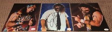 MANKIND DUDE LOVE CACTUS JACK SIGNED 8X10 PHOTOS WWF WWE JSA AUTOGRAPH WRESTLING