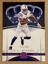 2017 Crown Royale Pink Parallel T.Y. Hilton 26. SP #d/249 Colts