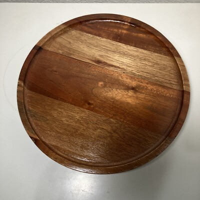 Threshold Arjun Wooden Cake Stand Farmhouse Cottage Core Boho 10 
