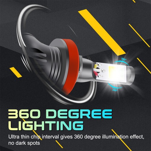 2x Dual Color Switchback Strobe H8/H11/H16 LED Fog Light for Honda Odyssey 05-20 - Picture 2 of 9