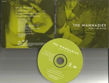 THE WANNADIES Might Be stars 1997 DIGI PACK PROMO Radio DJ CD single 1997