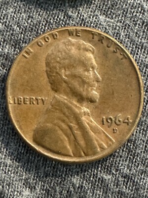 1964 D Lincoln Penny RARE — “L” Liberty on edge Error/High W | eBay