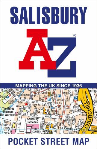 Salisbury a-Z Pocket Street Map by A-Z Maps (2023, Sheet Map, Folded)