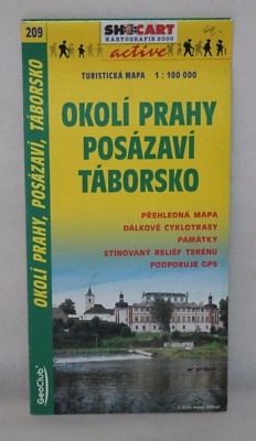 Czech Republic - Shocart 1:100,000 Tourism Map - Okoli Prahy, Posazavi, Taborsko