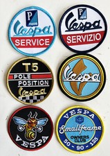 Vespa Service/Small Frame/T5 (Various styles) - Embroidered - Iron or Sew on