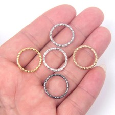 Key Rings Unique Open Embossed DIY Projects 1.2 x 12mm