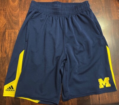 Adidas Climalite University of Michigan Navy Blue Basketball Shorts Men’s  Size M