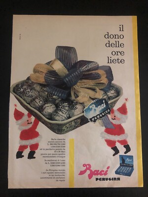 Advertising era advertising full page advertising sheet Baci Perugina