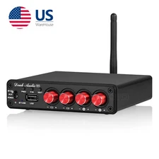 4-Channel Audio Amplifier HIFI Bluetooth 5.0 Receiver Digital Stereo Speaker Amp