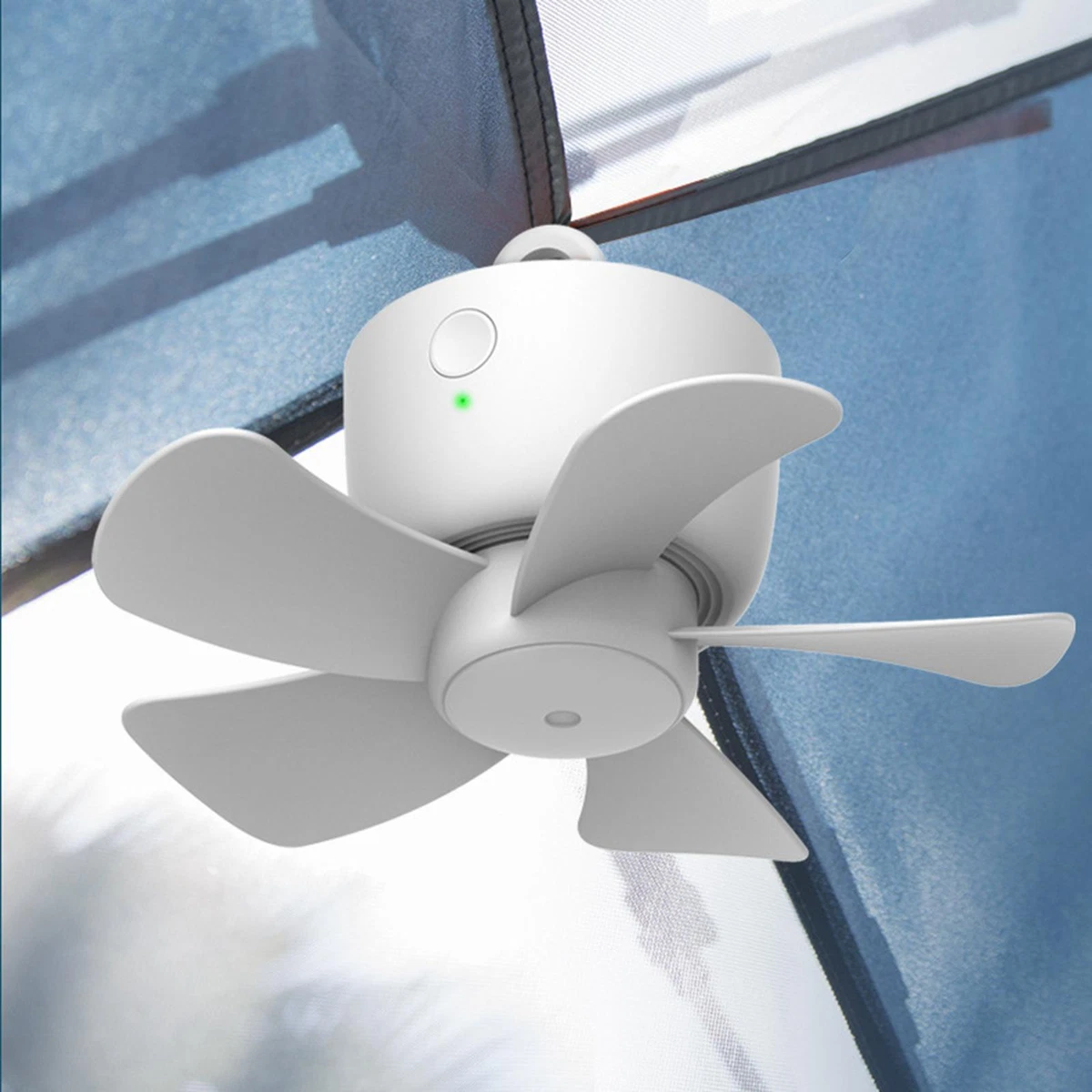 Fan for top a tent