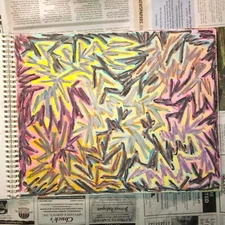 Drawing 11X14" Oil Pastel on Paper