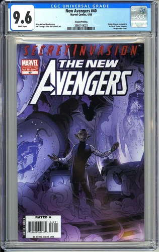 New Avengers 40 CGC 9.6 3980149023 2nd Print Variant 1st Skrull Queen Veranke KE