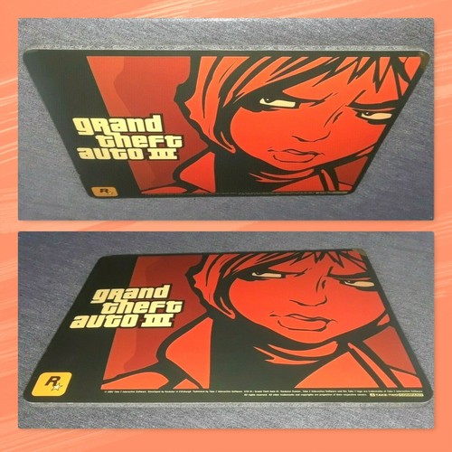 Grand Theft Auto III Mousepad (GOOD CONDITION OFFICIAL PROMO GTA 3 MOUSEPAD) - Picture 5 of 12