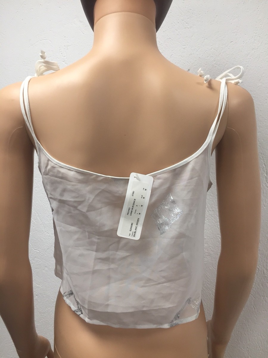 Top Lise Charmel Blanc, Taille M, Fabriqué En France – Neuf Avec étiquettes