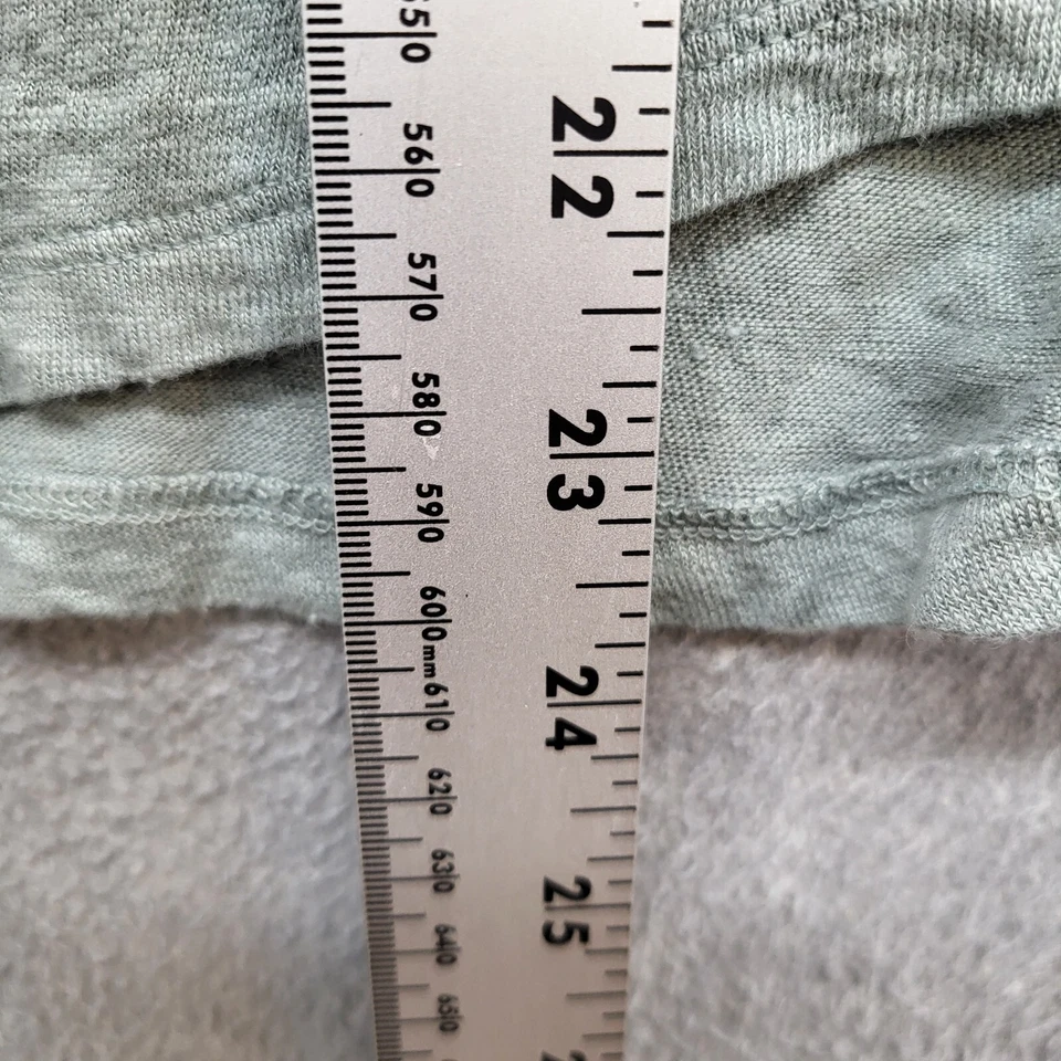 Camiseta pulóver manga corta Henley 100 % lino verde grande Joie para mujer Foto 4 de 4