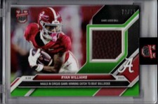 2024 Topps Bowman U Now RYAN WILLIAMS Encased Game-Used Ball Alabama Green /75