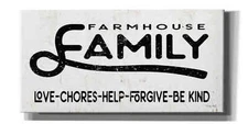 Epic Graffiti 'Farmhouse Family' by Cindy Jacobs, Giclee Canvas Wall Art