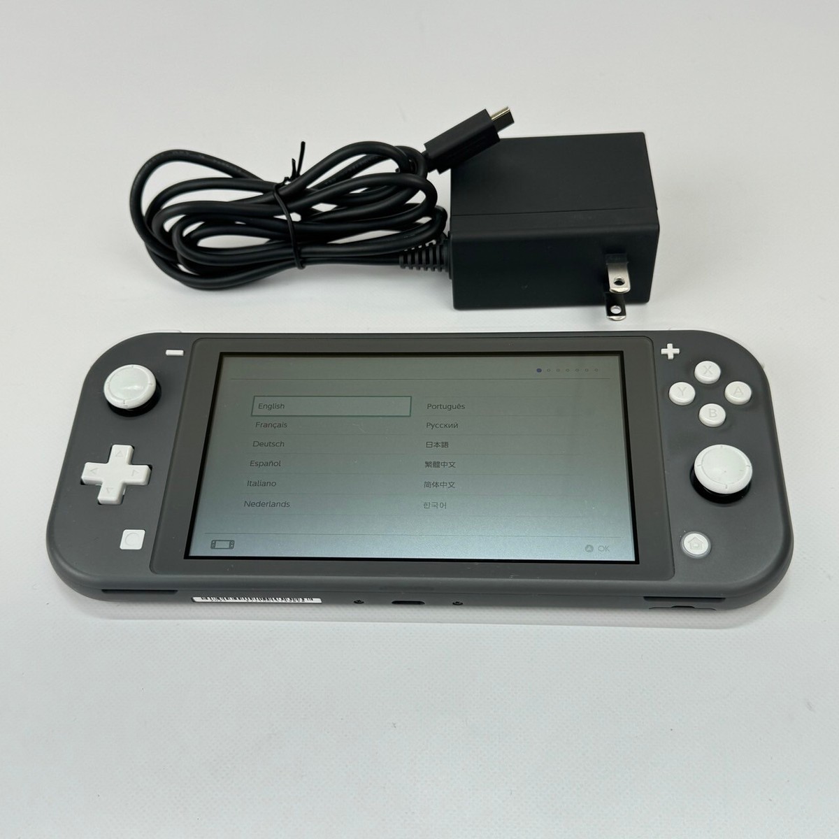 L19G Nintendo Switch Lite 本体 グレー カスタム Refurbished Nintendo Switch Lite Gray Console & Charger with BOX 1