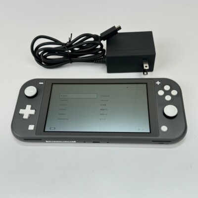 Refurbished Nintendo Switch Lite Gray Console & Charger with BOX 1
