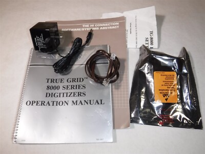 New Houston Instrument 8000 CSR 3 TG-8000 True Grid Digitizer L9