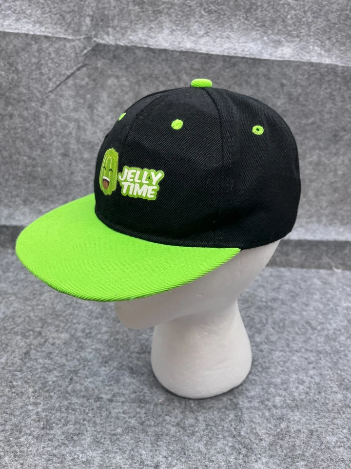 Gorra Jelly Time espalda a presión juvenil talla única verde negro mezcla de algodón Foto 4 de 4