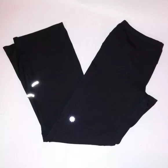 athleta solid bootcut style pockets active wear pants