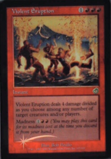 Violent Eruption - Torment: #117, Magic: The Gathering - Foil Nm R247