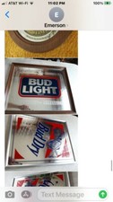 vintage budweiser beer pictures large size framed l