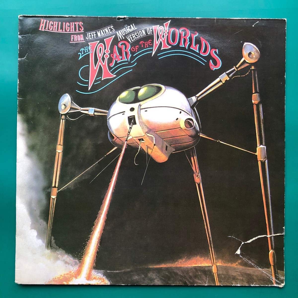 Jeff Wayne's ‎WAR OF THE WORLDS Musical Highlights LP Richard