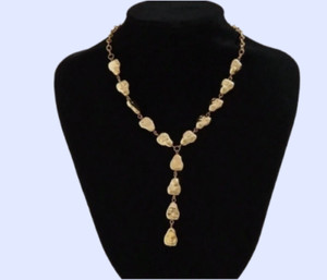 Authentic Zara 18K Gold plated new necklace with gold tear droplets drops sale price
